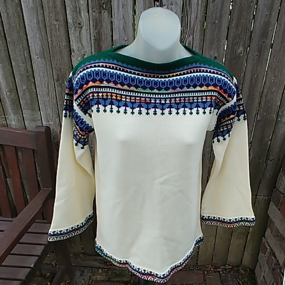 Vintage 70s Dayne Taylor Fair Isle Sweater